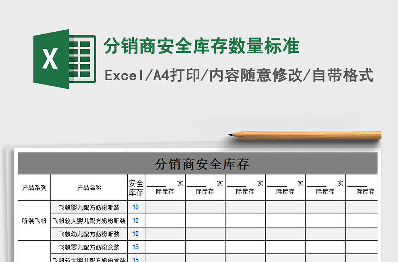 2022年分銷商安全庫存數量標準免費下載