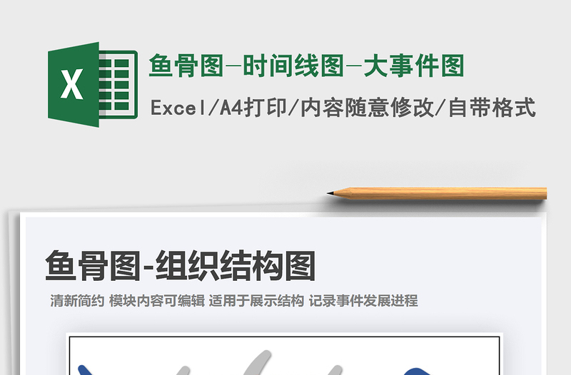 2021年鱼骨图-时间线图-大事件图