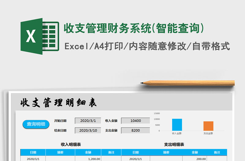 2021年收支管理財務系統(智能查詢)