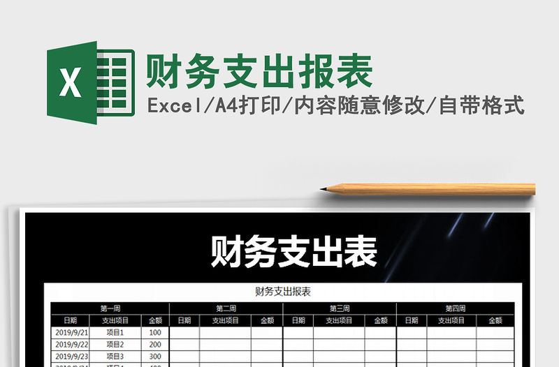 2022年財(cái)務(wù)支出報(bào)表