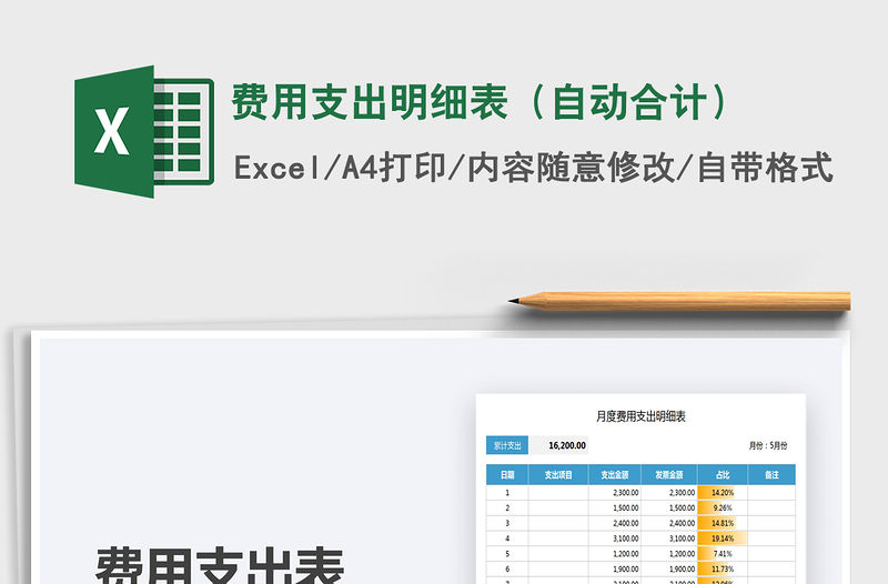 2021年費用支出明細表（自動合計）