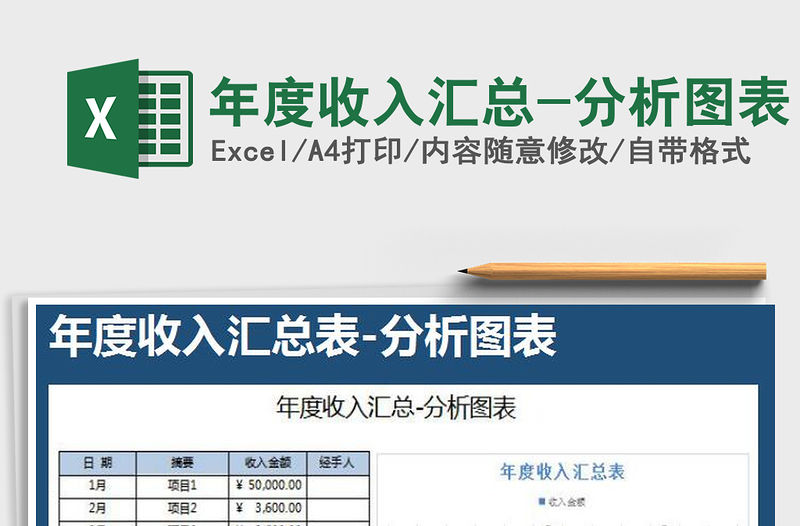 2021年年度收入匯總-分析圖表