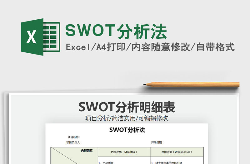 2022SWOT分析法免費下載