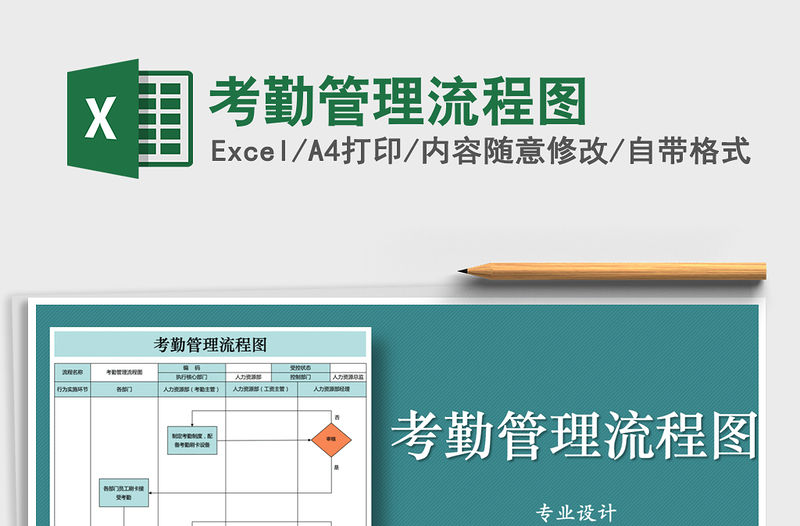 2021年考勤管理流程圖