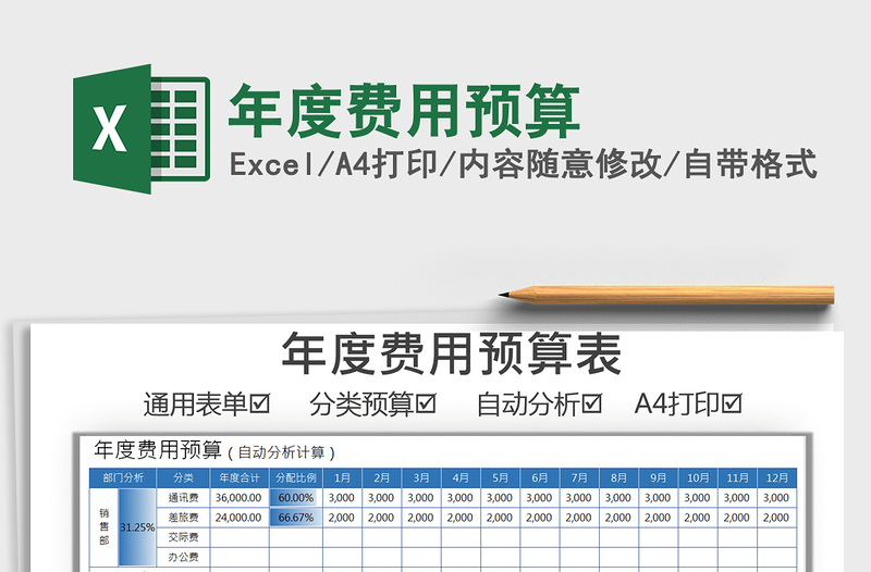 2021年年度費(fèi)用預(yù)算免費(fèi)下載