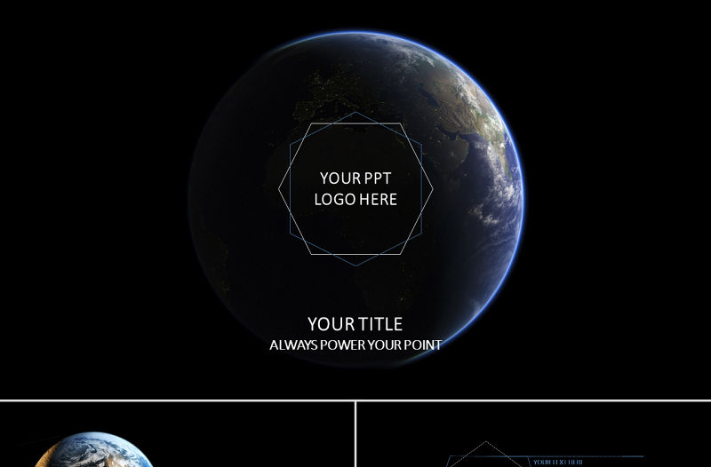 地球全景圖極簡(jiǎn)細(xì)線幾何圖形創(chuàng)意航天科研科技工作總結(jié)ppt模板