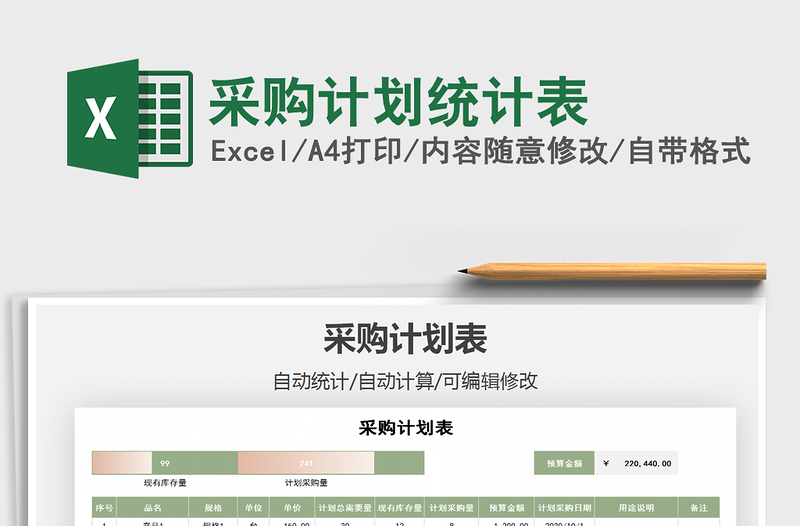 2021年采購計劃統(tǒng)計表