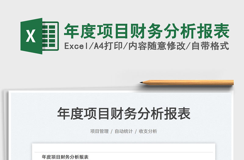 2021年度項目財務分析報表免費下載