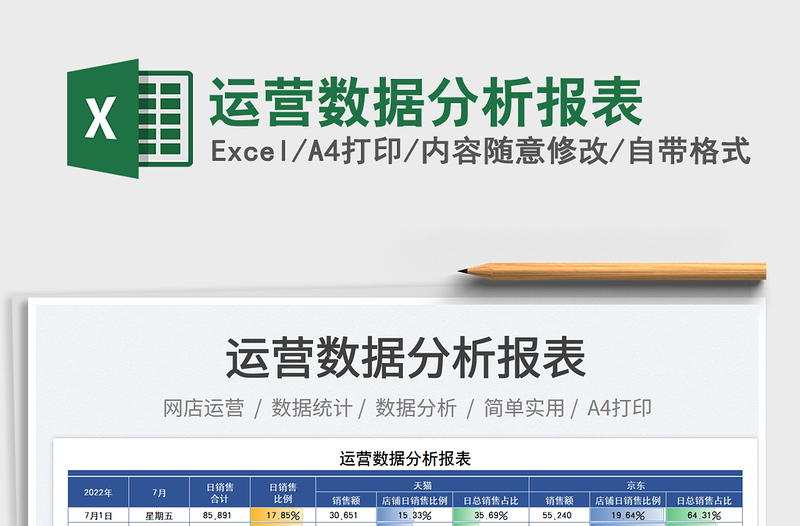 2023運(yùn)營(yíng)數(shù)據(jù)分析報(bào)表免費(fèi)下載