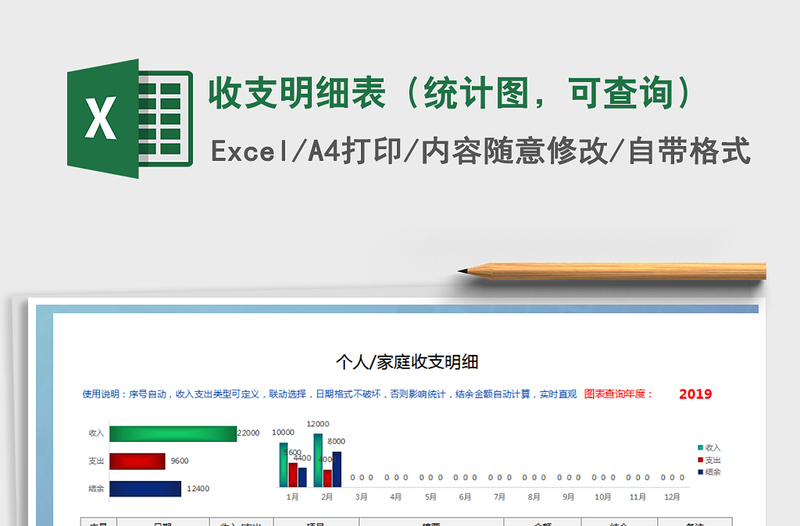 2022年收支明細表（統(tǒng)計圖，可查詢）