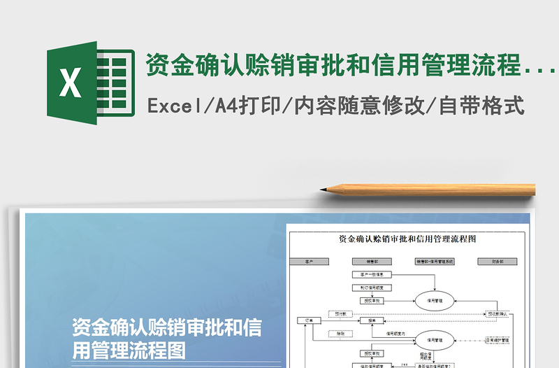 2021年资金确认赊销审批和信用管理流程图