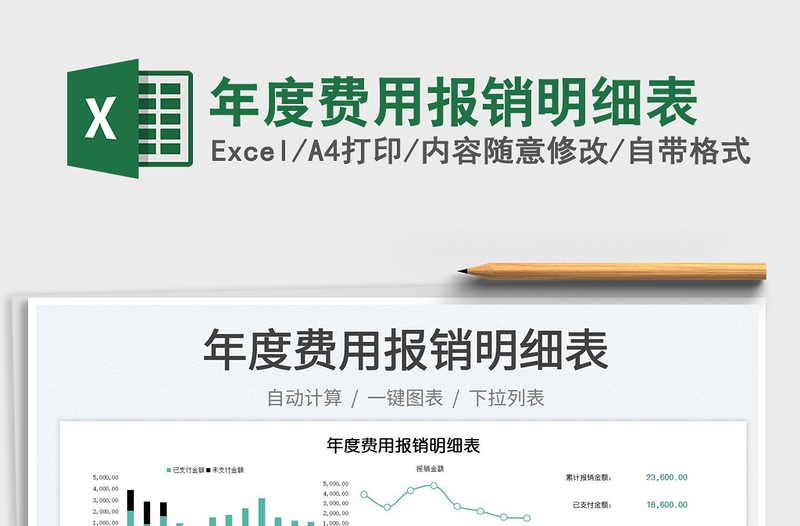 年度費(fèi)用報銷明細(xì)表