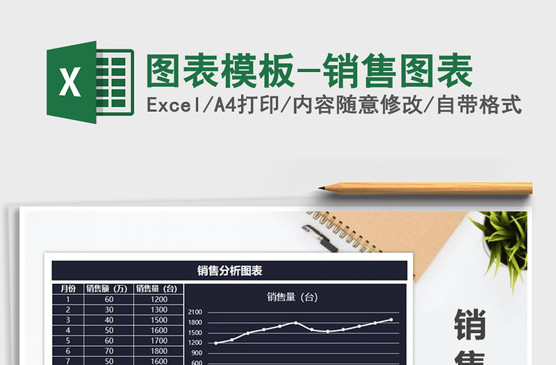 2021年圖表模板-銷(xiāo)售圖表