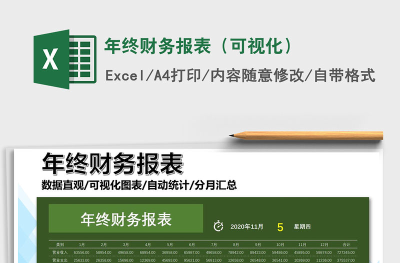 2021年年終財(cái)務(wù)報(bào)表（可視化）