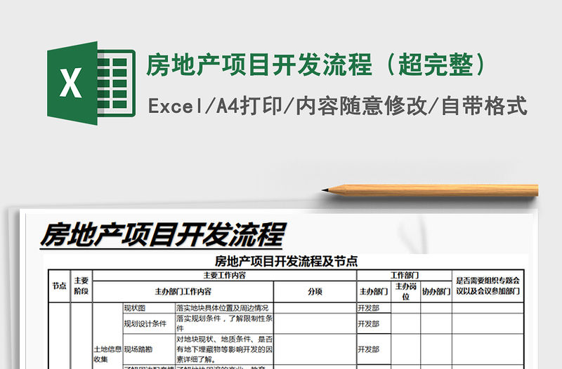2021年房地產(chǎn)項目開發(fā)流程（超完整）