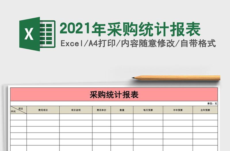 2021年采購統計報表