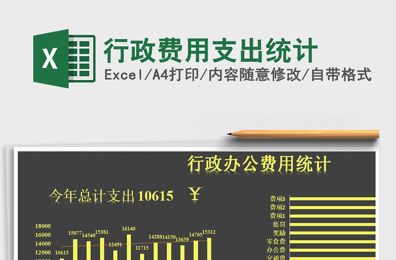 2021年行政費(fèi)用支出統(tǒng)計(jì)