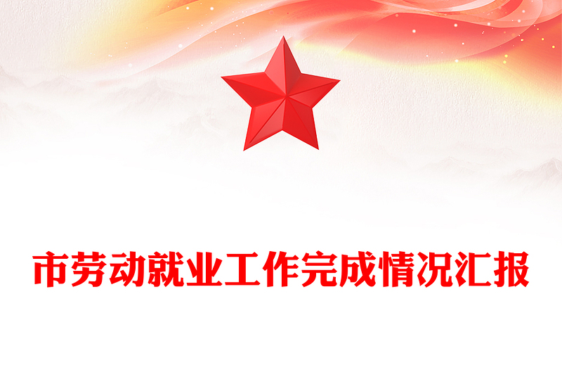 市勞動就業(yè)工作完成情況匯報