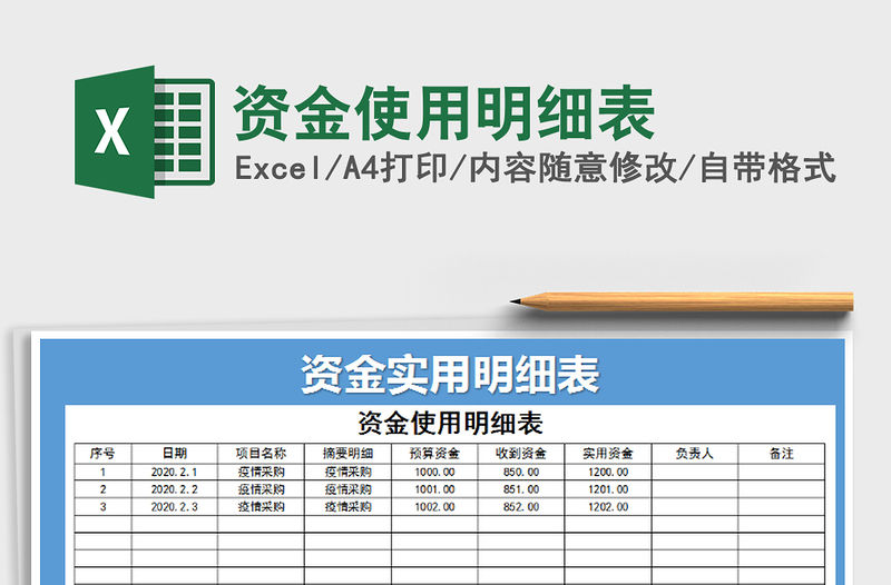 2021年資金使用明細表