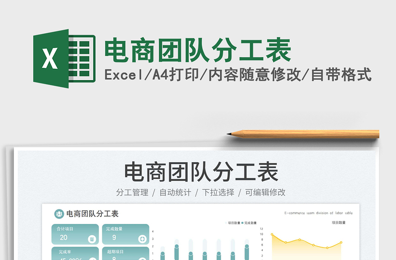 電商團(tuán)隊(duì)分工表
