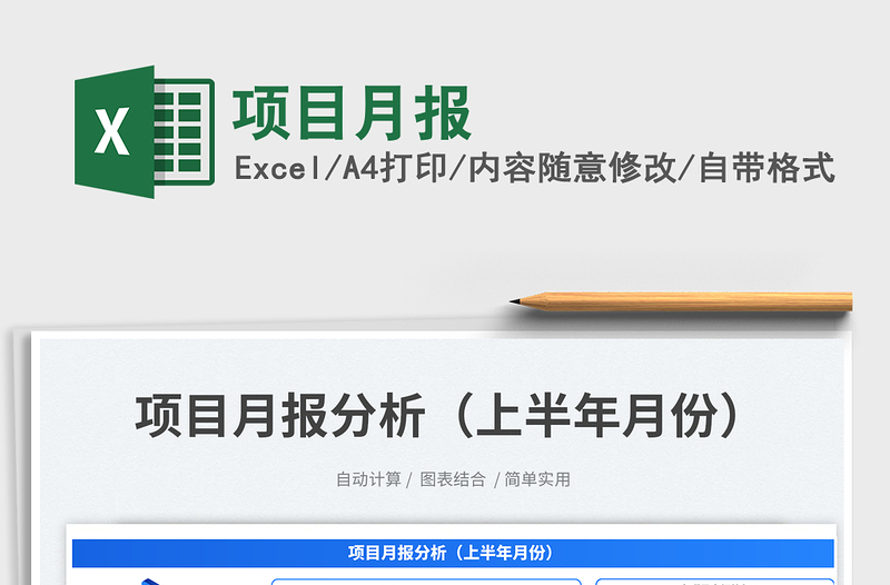 項目月報免費(fèi)下載