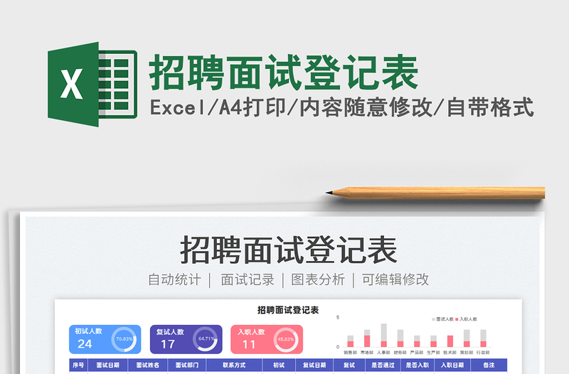 2022招聘面試登記表免費(fèi)下載