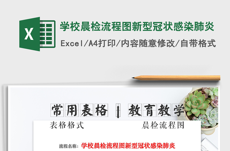 2021年學(xué)校晨檢流程圖新型冠狀感染肺炎