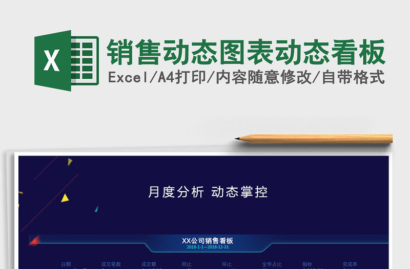 2021年銷售動(dòng)態(tài)圖表動(dòng)態(tài)看板