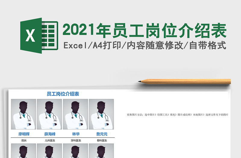 2021年員工崗位介紹表