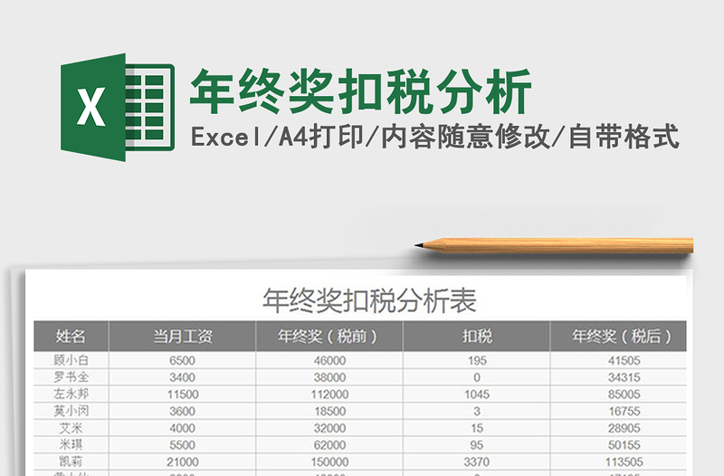 2022年年終獎(jiǎng)扣稅分析免費(fèi)下載