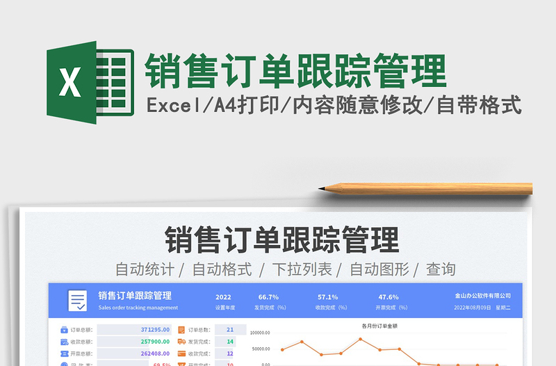 2023銷售訂單跟蹤管理免費下載