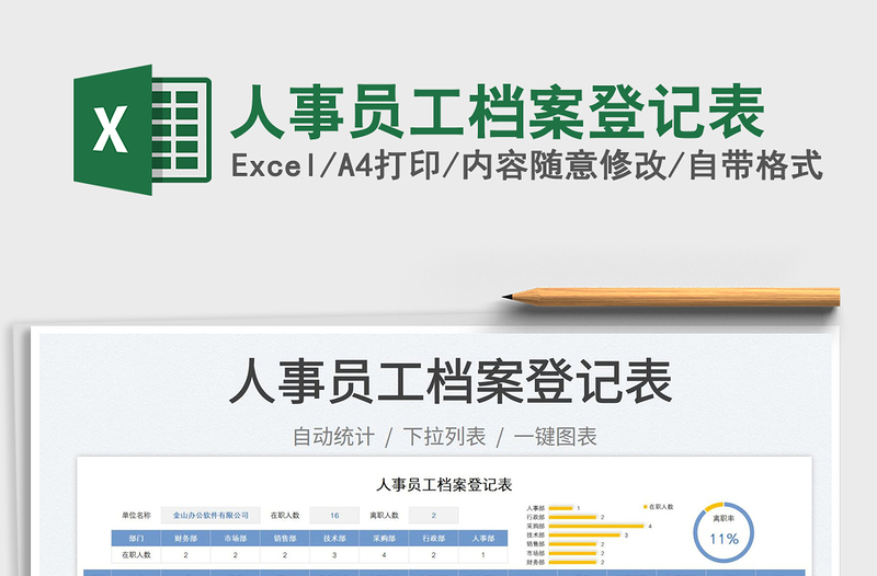 人事員工檔案登記表
