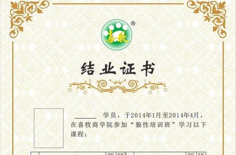 结业证书图片-证书模板-工图网