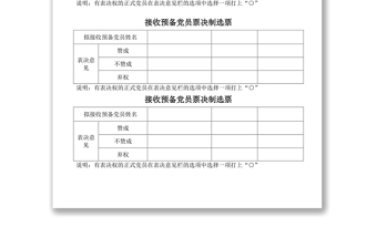 表決票匯總等
