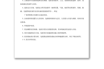 可行性研究報(bào)告