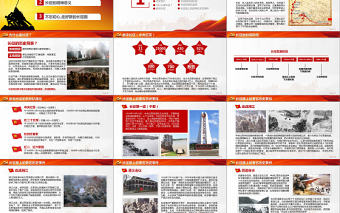 紀念紅軍長征勝利80周年黨課黨史PPT