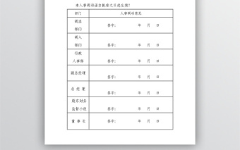 人事调动函word模板
