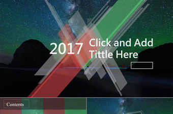 動感炫酷時尚商務通用PPT模板