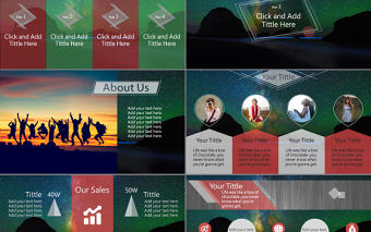 動感炫酷時尚商務通用PPT模板