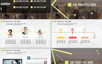 2017唯美城市風景年終匯報PPT模板