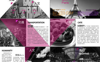 歐洲旅行人文介紹PPT模板下載