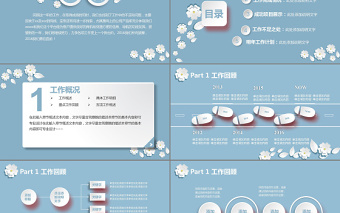 清新創(chuàng)意工作匯報(bào)通用PPT模板