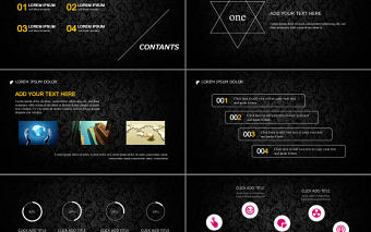 大氣黑色現(xiàn)代商務(wù)2017年終總結(jié)匯報(bào)