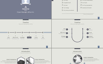 高質量商務典藏商務匯報PPT模板