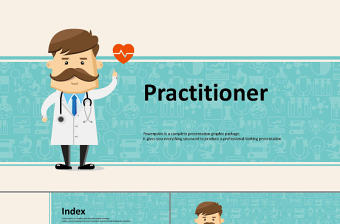 精美卡通醫生版醫療通用PPT模板