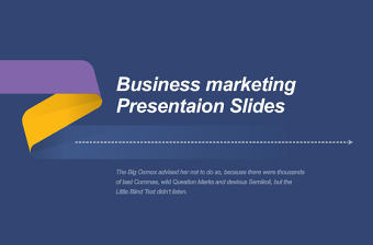 2017黃紫色灰扁平淡雅風商務PPT模板