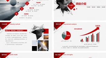 2017時(shí)尚前衛(wèi)風(fēng)格商業(yè)計(jì)劃PPT模板