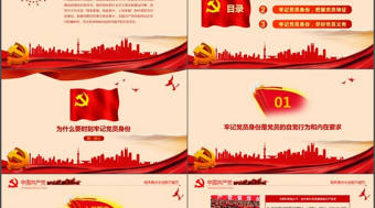 兩學(xué)一做黨員身份永遠(yuǎn)不能忘PPT