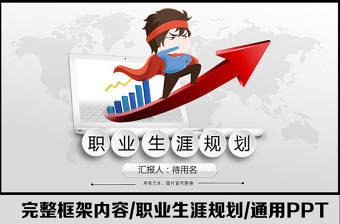 精美創意完整框架內容的職業生涯規劃PPT