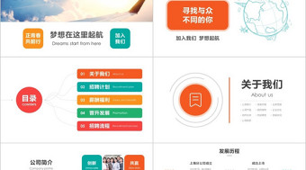 2018企业校园招聘宣讲ppt公司简介